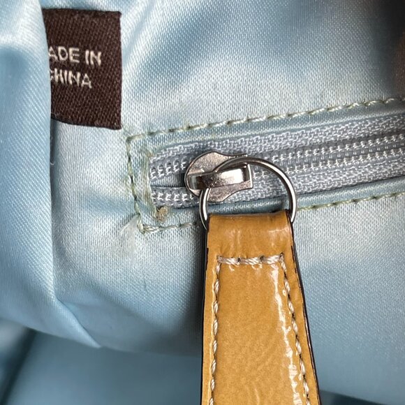 Coach 1941 Alex Gold Patent Leather Tote, Style 14265 - Gold - Preowned - Picture 15 of 16